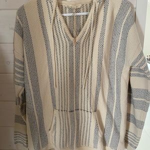 Poncho style sweater